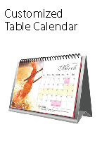 Custom Made Table Calendar